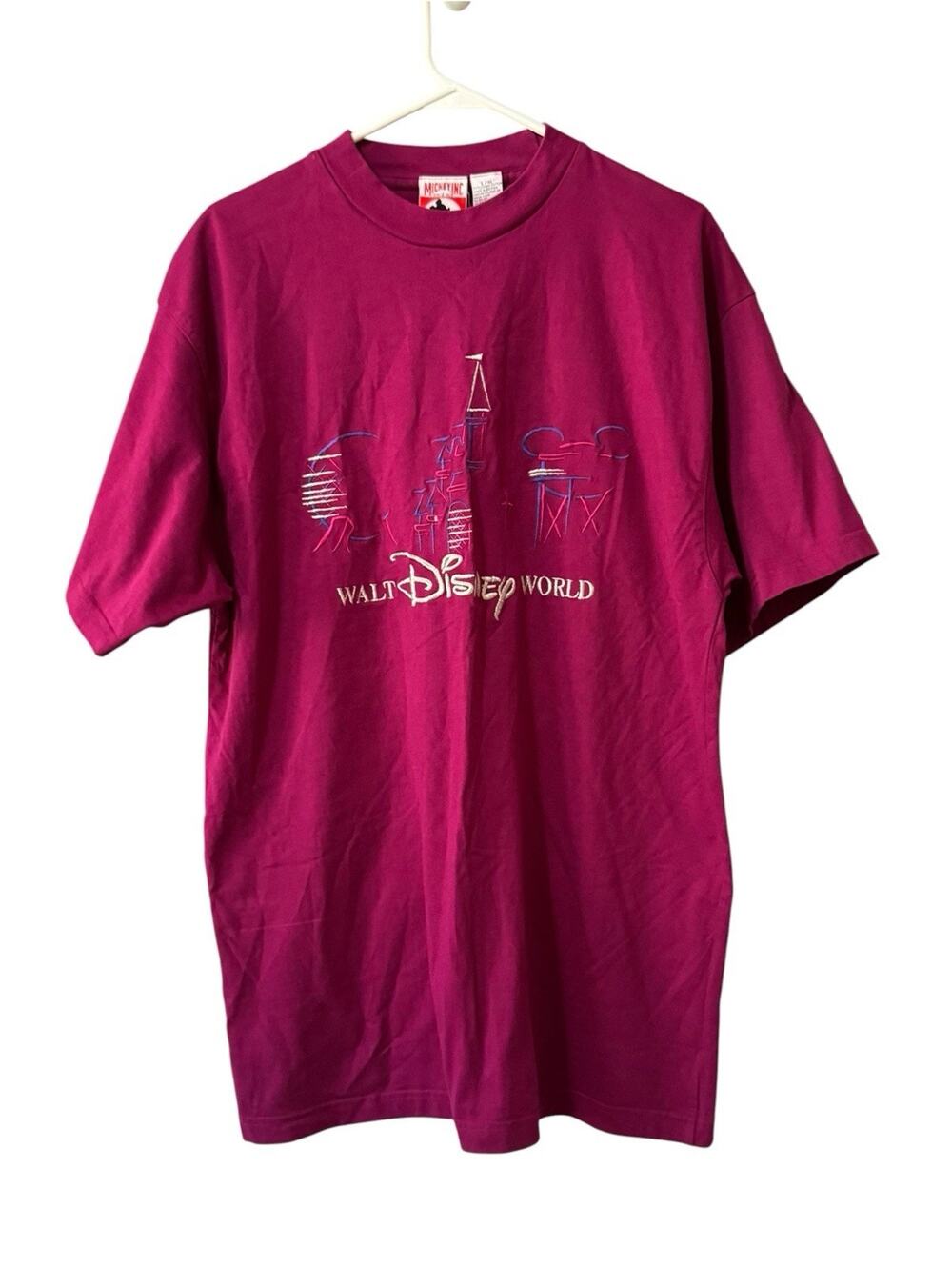 Vtg Mickey Inc Walt Disney World Tee Shirt Unisex Size L/XL Y2K 90's Cartoon